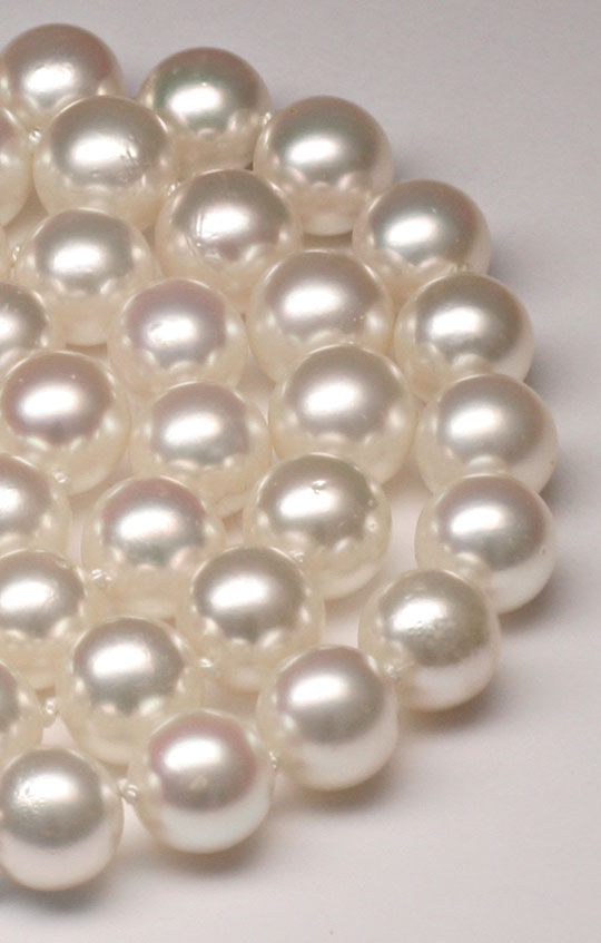 Foto 2 - Akoya Perlkette  8,5mm einmalige Perlen Qualität, S6617